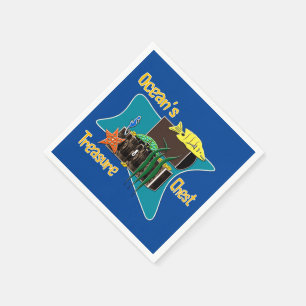 De schatkist van de oceaan luiers servet