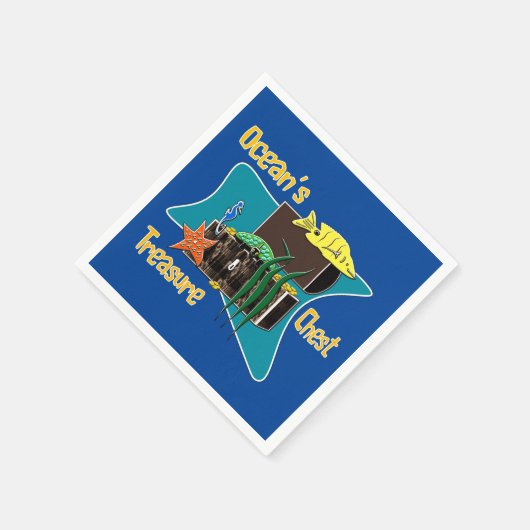 De schatkist van de oceaan luiers servet (Hoek)