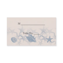 De schatkist van het Zee Wedding Place Cards