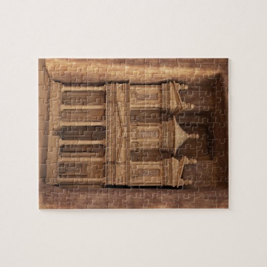 De Schatkist van Petra, Jordanië Legpuzzel (Horizontaal)