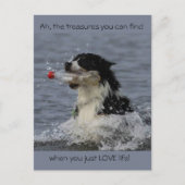 De schatten van het leven, briefkaart (Voorkant)