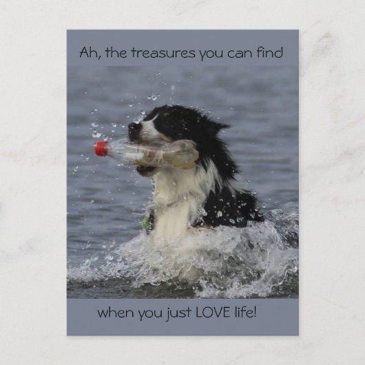 De schatten van het leven, briefkaart (Voorkant)