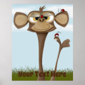 De Schattige aap en z'n liefhebbers. Poster (Voorkant)