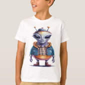 De schattige alien t-shirt (Voorkant)