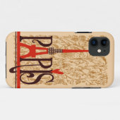 de schattige eiffeltoren  Case-Mate iPhone case (Achterkant (horizontaal))