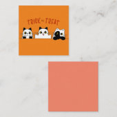 de schattige halloween kittens notitiekaartje (Voorkant / Achterkant)