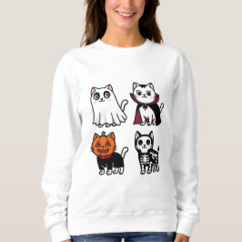 De Schattige Halloween Kittens Trui