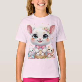 De schattige harige t-shirt