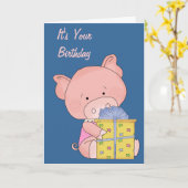 De schattige Kaart van de Verjaardag van het (Gele Bloem)