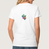 De schattige kant van AI. T-shirt (Achterkant)