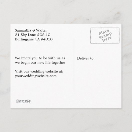 De schattige Meerkats sparen de Datum Aankondigingskaart (Achterkant)