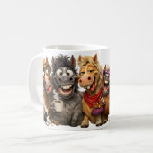 De Schattige Paarden Koffiemok (Voorkant links)