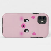 de schattige roze hoesje iphone (Achterkant (horizontaal))