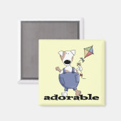 De schattige T-shirts en de Giften van de Hond Magneet (Voorkant / Achterkant)