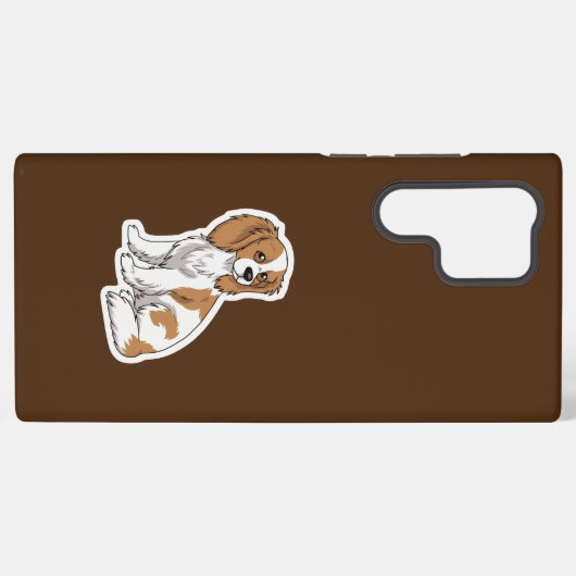 De schattige teckel🐾| S23-hoesjes 📱| Samsung Galaxy Hoesje (Achterkant horizontaal)