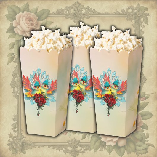 De schattige vogeltjes van goede humor. bedankdoosjes