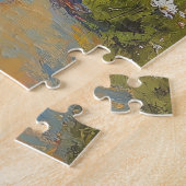 De schattige vrienden gaan fietsen legpuzzel (Zijkant)