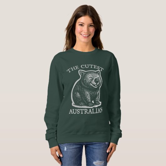 De Schattigee Australische Wombat Trui (Voorkant volledig)