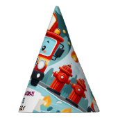 De Schattigee Hot Fire Truck Motorveiligheid 1e Ve Feesthoedjes (Rechts)