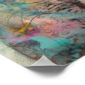 De Schattigee kat Poster (Hoek)