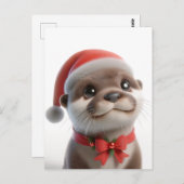 De Schattigee kerstotter Briefkaart (Voorkant / Achterkant)