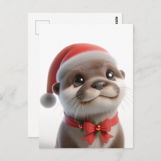 De Schattigee kerstotter Briefkaart (Voorkant / Achterkant)