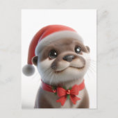 De Schattigee kerstotter Briefkaart (Voorkant)