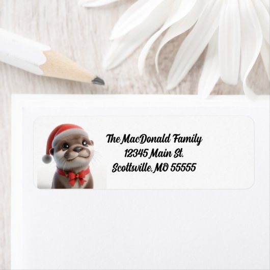 De Schattigee kerstotter Etiket (Insitu)