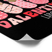 De Schattigee kleine Valentijnse Arbeid Deli lever Poster (Hoek)