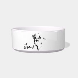 De Schattigee Maltese hond ooit Voerbakje