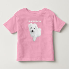 De Schattigee Maltese puppyhond Kinder Shirts