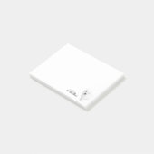 De Schattigee Maltese puppyhond ooit Post-it® Notes (Schuin)