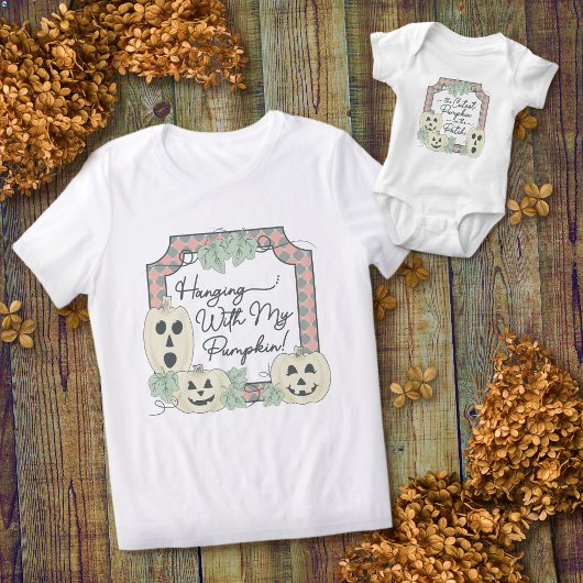 De Schattigee pompoen-pastel kleuren Halloween Romper