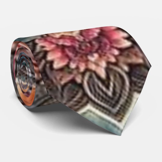 De Schattigee Sunset Ombre Stropdas (Opgerold)