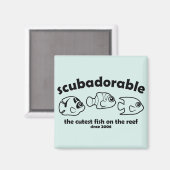 De Schattigee vis op het rif Magneet (Voorkant / Achterkant)