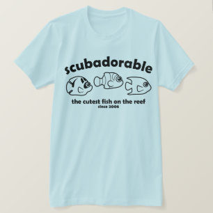 De Schattigee vis op het rif T-shirt