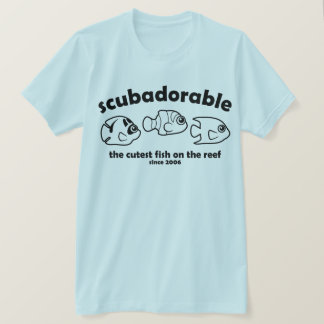 De Schattigee vis op het rif T-shirt