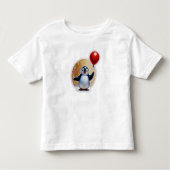 De Schattigee vriend van Penguin Winter Kinder Shirts (Voorkant)