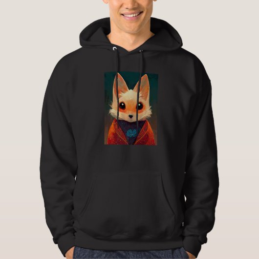 De schattigste vos in het universum dier hoodie (Voorkant)