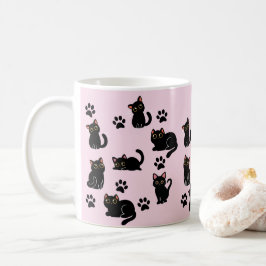 De Schattigste Zwarte Kat Mok Cadeau voor Kat Lief
