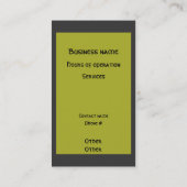 De schedel - afsprakenkaartje (Achterkant)