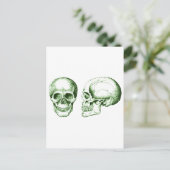 De schedel briefkaart (Staand voorkant)