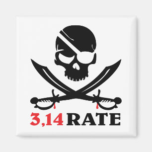 De schedel en de piraten magneet