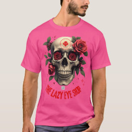 De schedel en Rozen Design 3 T-shirt