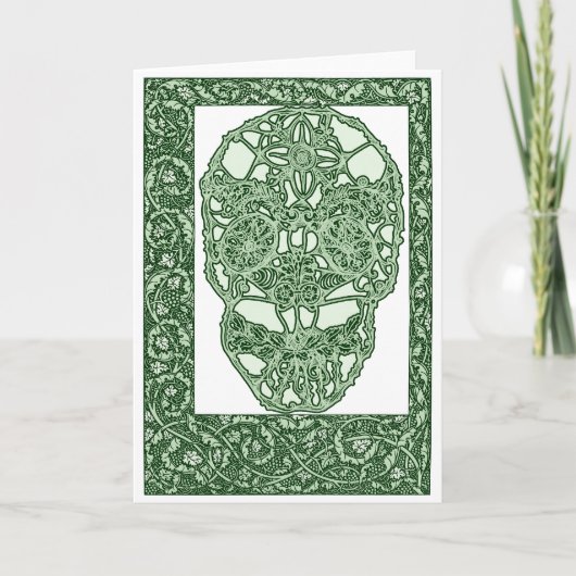 De Schedel Green Day van de Jugendstil van de Kaart (Voorkant)