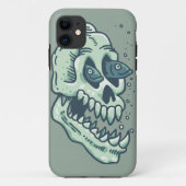De schedel in de diepte Case-Mate iPhone case (Achterkant)