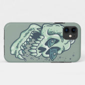 De schedel in de diepte Case-Mate iPhone case (Achterkant (horizontaal))