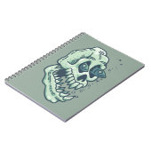 De schedel in de diepte notitieboek (Linkerzijde)