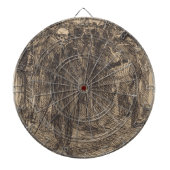 De schedel in de Kroon (door Albert Besnard) Dartbord (Voorkant)