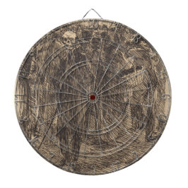 De schedel in de Kroon (door Albert Besnard) Dartbord